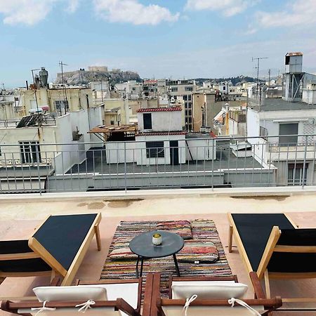 Appartamento 200Mbps Wifi - Penthouse With Acropolis View Atene Esterno foto