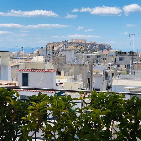 Appartamento 200Mbps Wifi - Penthouse With Acropolis View Atene Esterno foto