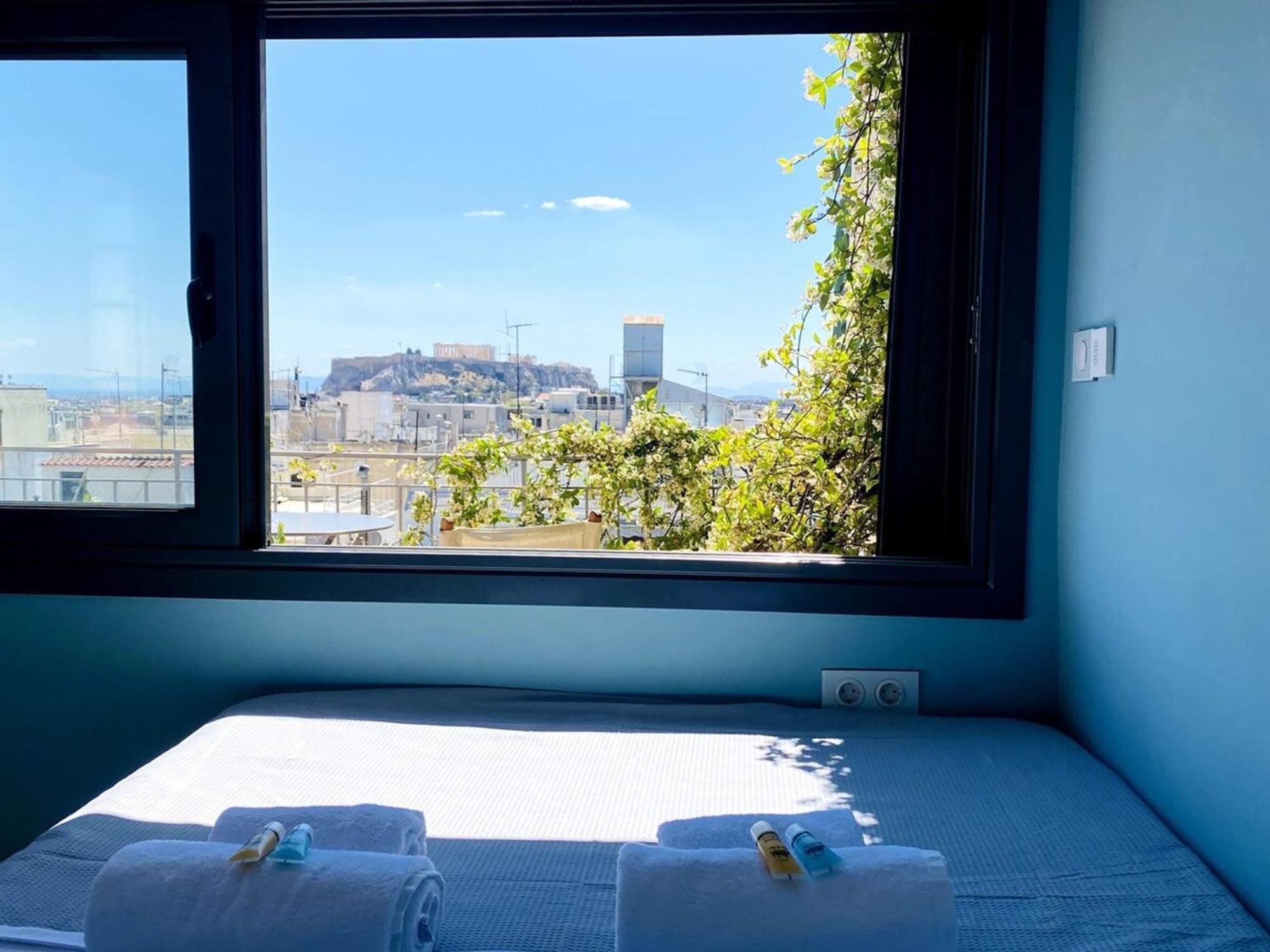 Appartamento 200Mbps Wifi - Penthouse With Acropolis View Atene Esterno foto