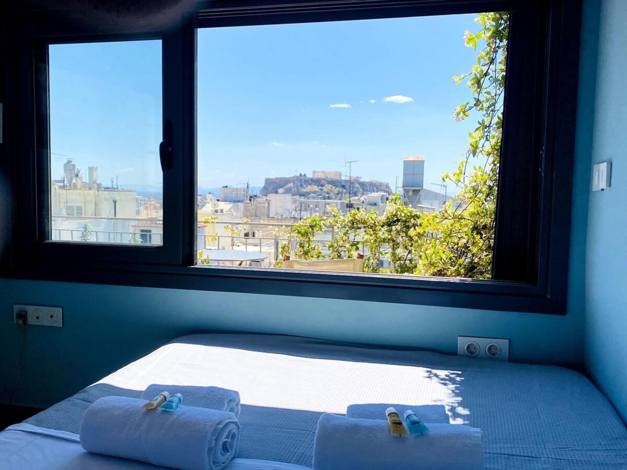 Appartamento 200Mbps Wifi - Penthouse With Acropolis View Atene Esterno foto